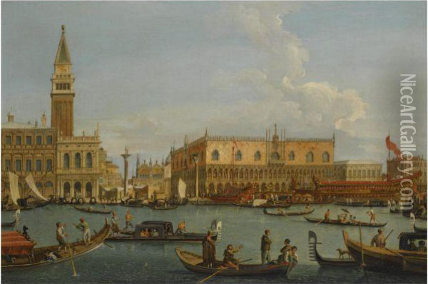 Venice Oil Painting - (Giovanni Antonio Canal) Canaletto