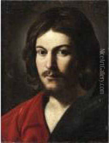 Testa Di Cristo Oil Painting - Michelangelo Merisi Da Caravaggio
