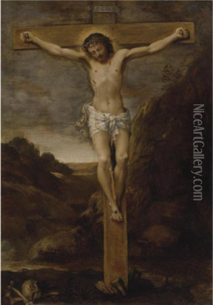 The Crucifixion Oil Painting - Annibale Carracci