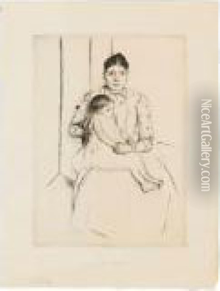 Le Repos Oil Painting - Mary Cassatt