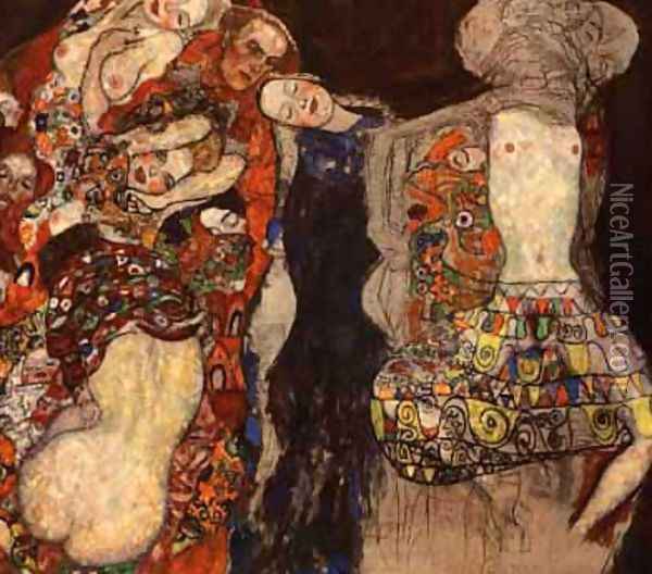 Bride The (unfinished) Oil Painting - Gustav Klimt