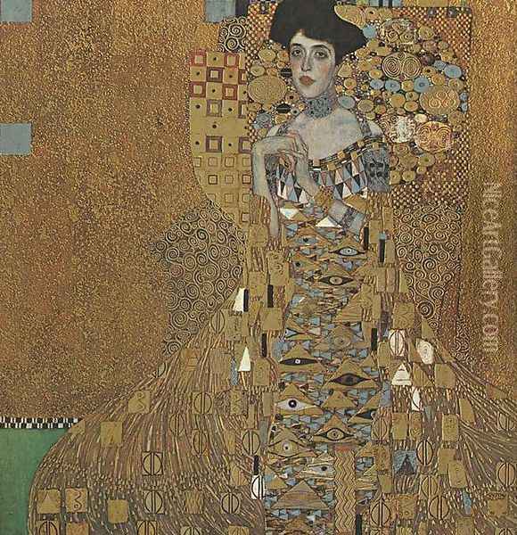 Adele Bloch-Bauer I 1907 Oil Painting - Gustav Klimt