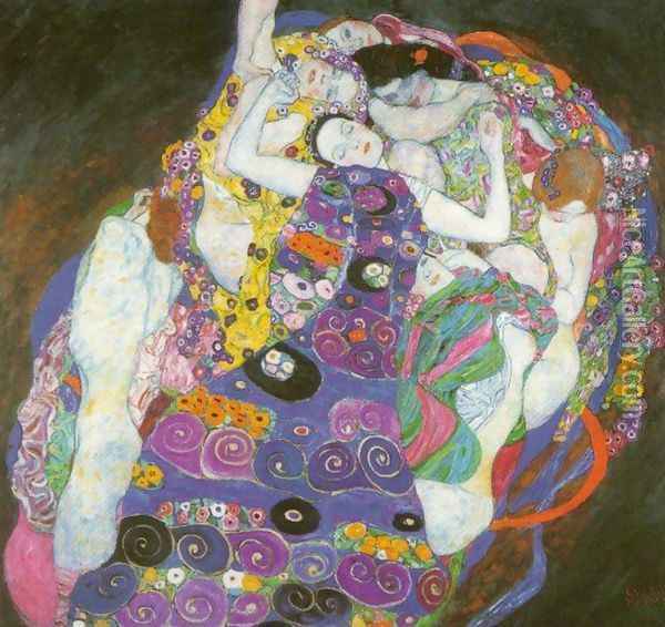 The Virgin Oil Painting - Gustav Klimt