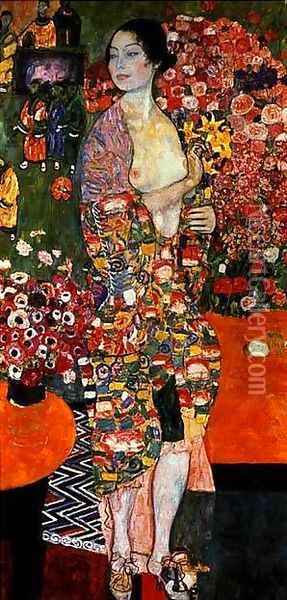 Die Tanzerin (The Dancer) 1916-18 Oil Painting - Gustav Klimt