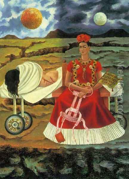 Tree Of Hope Oil Painting - Frida Kahlo