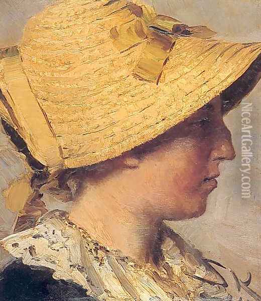 Anna Ancher Oil Painting - Peder Severin Kroyer