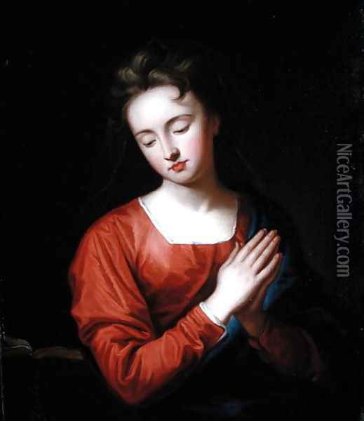 Portrait of a Lady as Mary Magdalene Oil Painting - Sir Godfrey Kneller