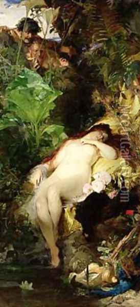 Cupid Oil Painting - Julius Kronberg
