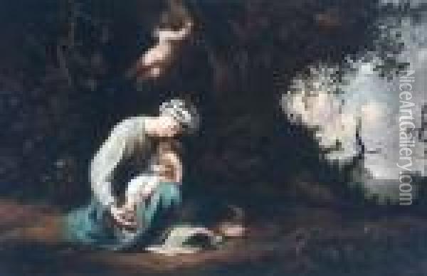 Untitled Oil Painting - Correggio, (Antonio Allegri)