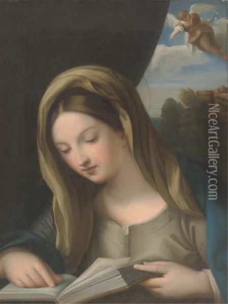 The Annunciation Oil Painting - Correggio, (Antonio Allegri)