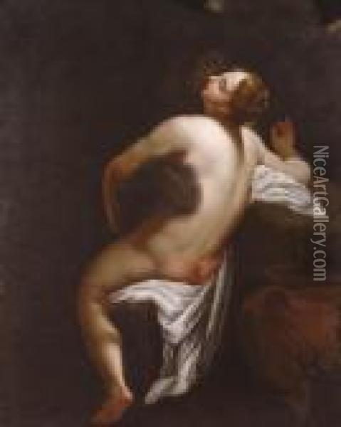Jupiter Es Io Oil Painting - Correggio, (Antonio Allegri)