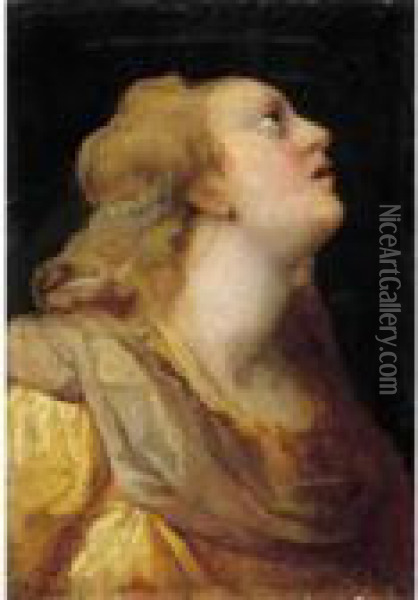 Maddalena Oil Painting - Correggio, (Antonio Allegri)