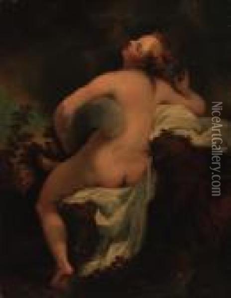 Io Oil Painting - Correggio, (Antonio Allegri)