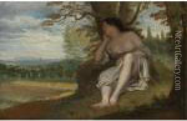 La Sieste Oil Painting - Gustave Courbet