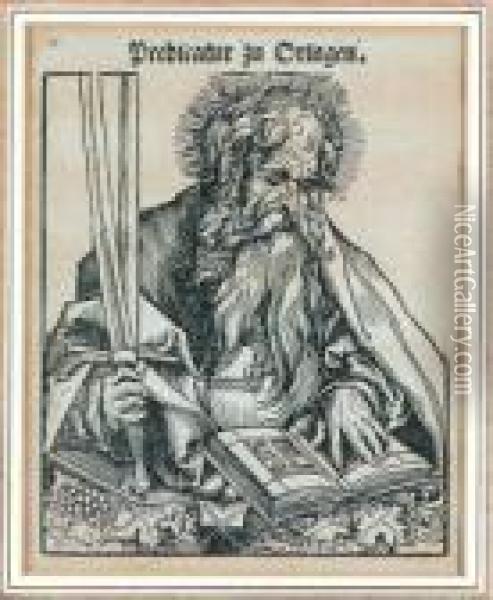 Apostel Paulus. Oil Painting - Lucas The Elder Cranach