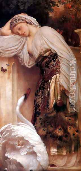 Odalisque Oil Painting - Lord Frederick Leighton