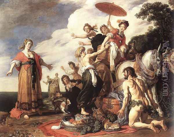 Odysseus and Nausicaa 1619 Oil Painting - Pieter Pietersz. Lastman