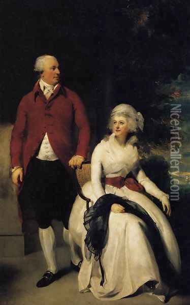 Mr and Mrs John Julius Angerstein 1792 Oil Painting - Sir Thomas Lawrence