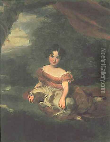 Portrait of Miss Peel Oil Painting - Sir Thomas Lawrence