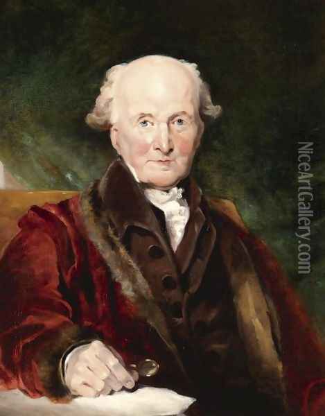 Portrait of John Julius Angerstein Oil Painting - Sir Thomas Lawrence