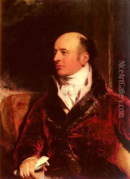 Portrait Of James Perry (1756 - 1821) Oil Painting - Sir Thomas Lawrence