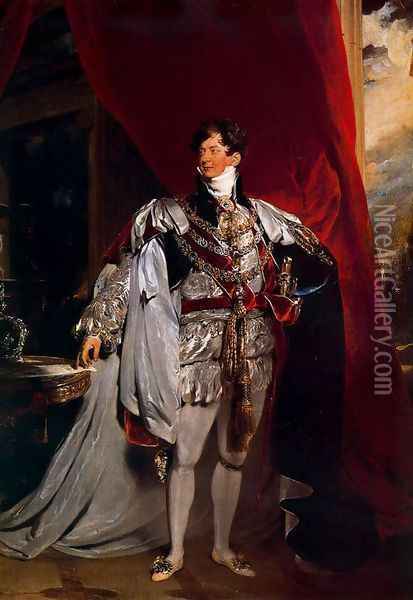 The Prince Regent [later George IV] of England Oil Painting - Sir Thomas Lawrence