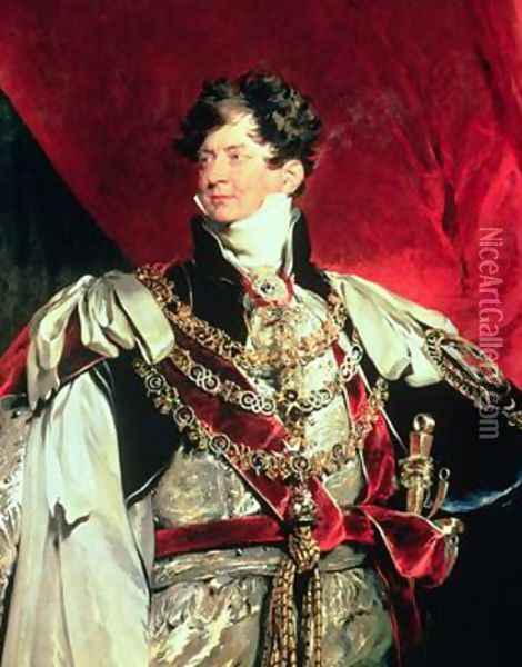The Prince Regent Oil Painting - Sir Thomas Lawrence