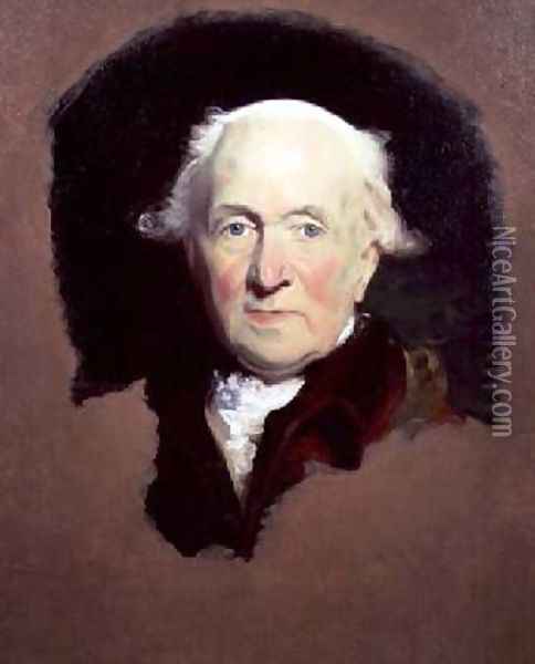 Study of John Julius Angerstein 1735-1823 Oil Painting - Sir Thomas Lawrence