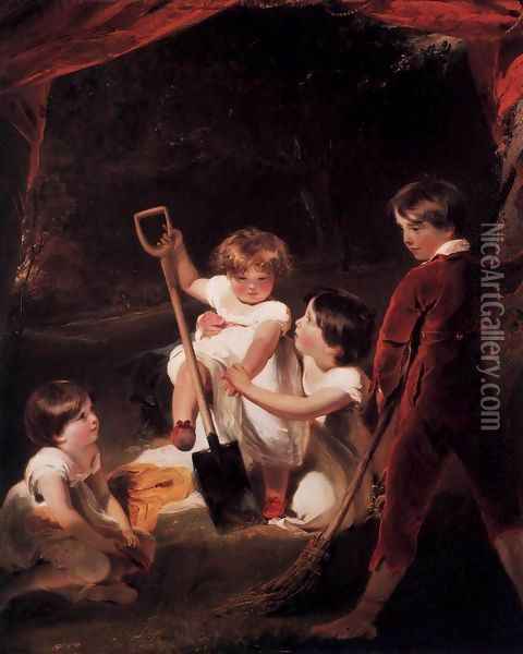 The Angerstein Children 2 Oil Painting - Sir Thomas Lawrence