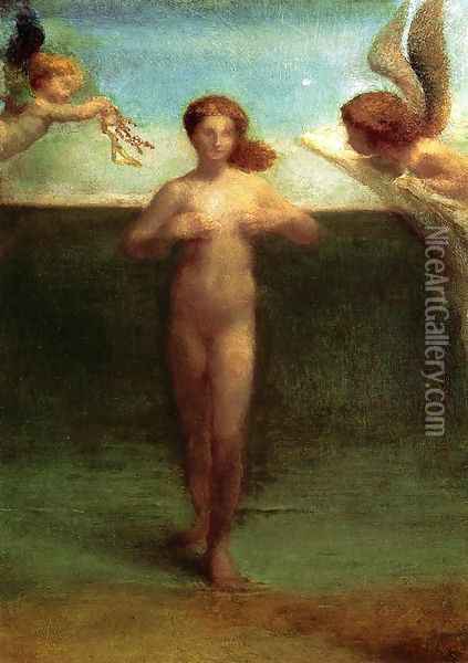 Venus Anadyomene Oil Painting - John La Farge