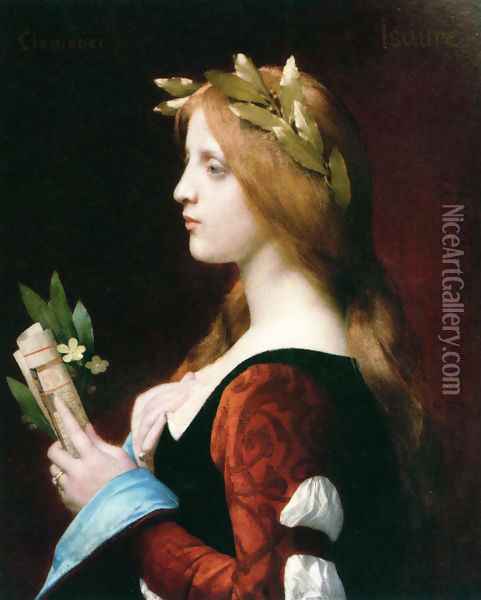 Clemence Isaure Oil Painting - Jules Joseph Lefebvre