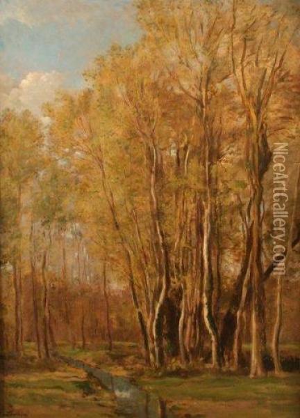 Ruisseau A Valmondois Oil Painting - Charles-Francois Daubigny