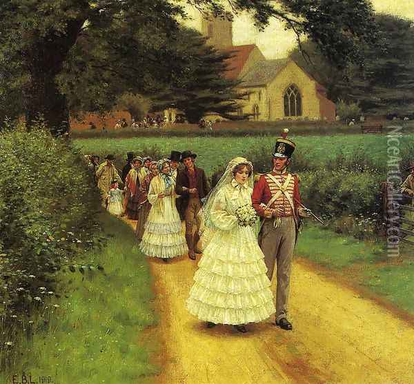 The Wedding March Oil Painting - Edmund Blair Blair Leighton