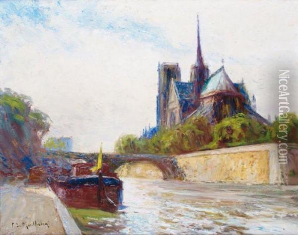 Paris Oil Painting - Francois Richard De Montholon