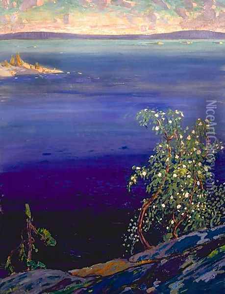 Georgian Bay, Spring Oil Painting - Arthur Lismer