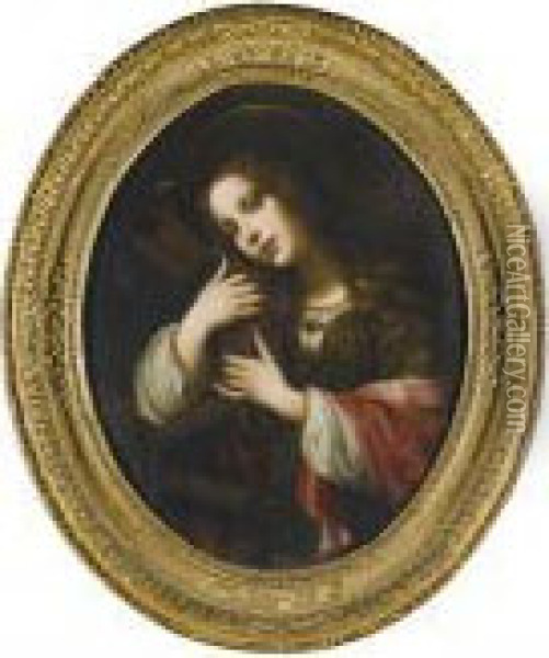 Saint Catherine Of Alexandria Oil Painting - Carlo Dolci