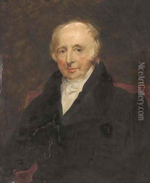 Portrait of a gentleman, traditionally identified as William Robinson, of Portstewart, Co. Derry, Northern Ireland, seated half-length Oil Painting - Sir Thomas Lawrence