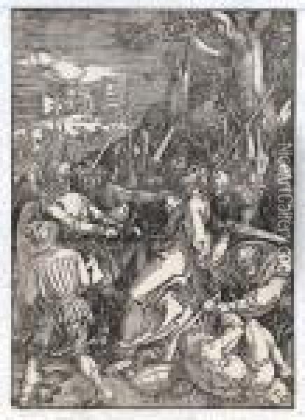 The Kiss Of Judas Oil Painting - Albrecht Durer