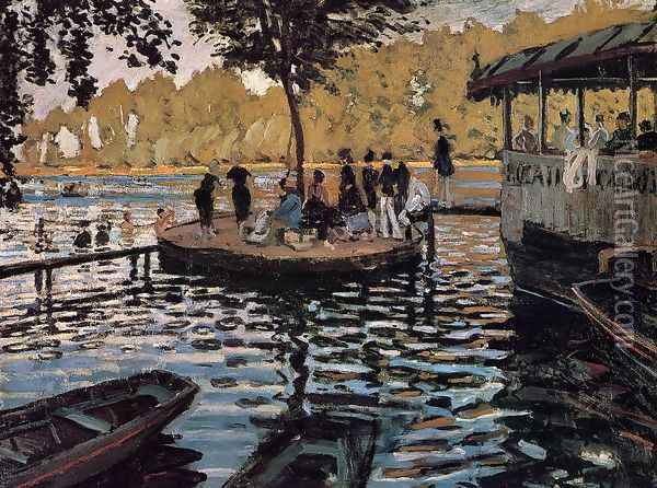 La Grenouillere Oil Painting - Claude Oscar Monet