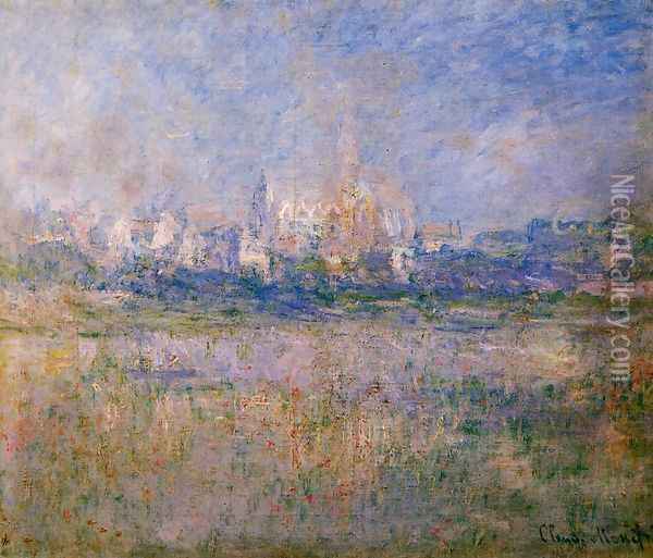 Vetheuil In The Fog Oil Painting - Claude Oscar Monet