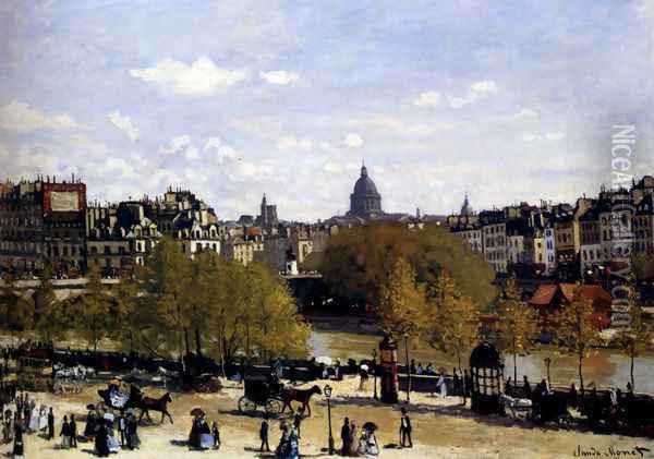 The Quai Du Louvre, Paris Oil Painting - Claude Oscar Monet