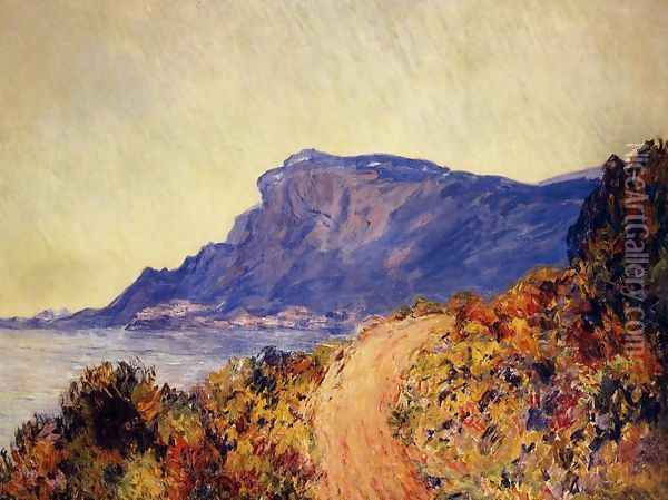 Coastal Road At Cap Martin Near Menton Oil Painting - Claude Oscar Monet