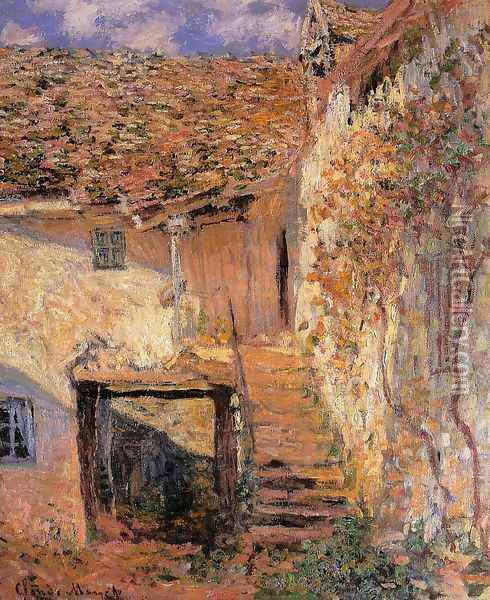 The Steps Oil Painting - Claude Oscar Monet