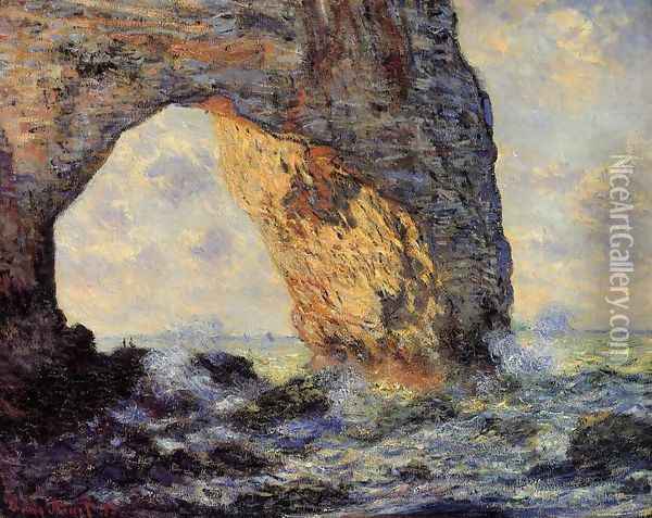 The Manneport Etretat Oil Painting - Claude Oscar Monet