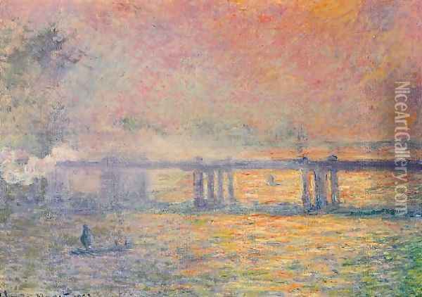 Charing Cross Bridge3 Oil Painting - Claude Oscar Monet