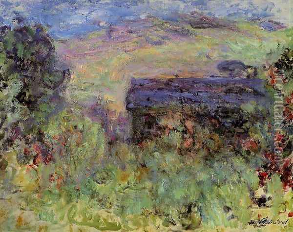 The House Seen Through The Roses Oil Painting - Claude Oscar Monet