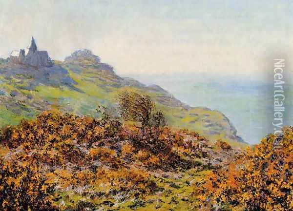 The Church At Varengeville And The Gorge Of Les Moutiers Oil Painting - Claude Oscar Monet