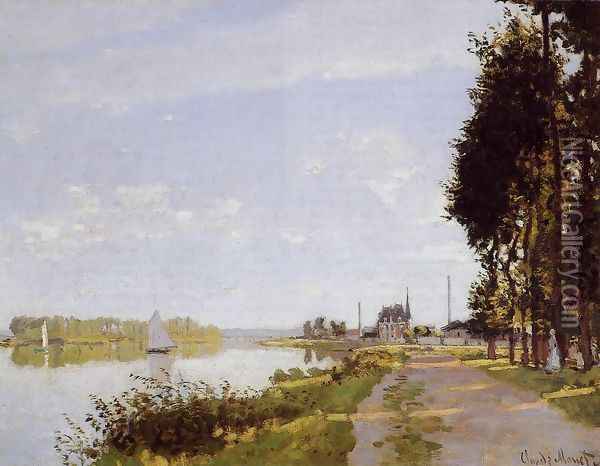 The Promenade At Argenteuil2 Oil Painting - Claude Oscar Monet