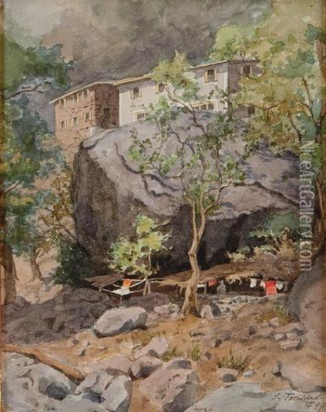 La Trinidad Oil Painting - Paul-Gustave Fischer