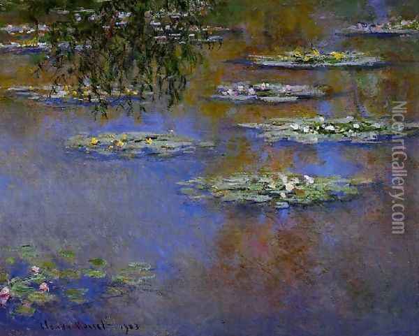 Water Lilies28 Oil Painting - Claude Oscar Monet
